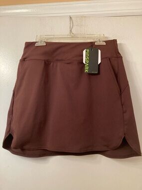NWT PINS-PARK Athletic Skort in Deep Brown